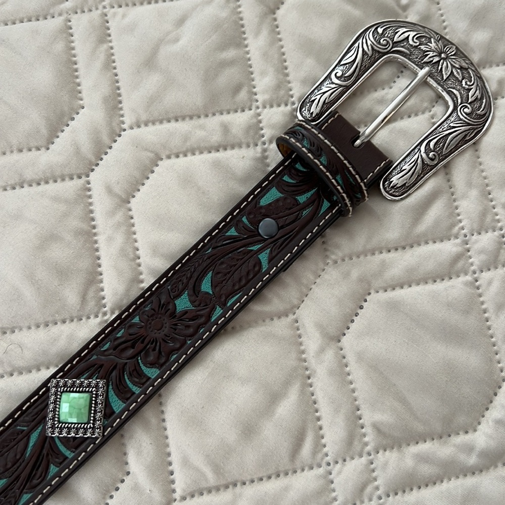 Ariat kids western belt